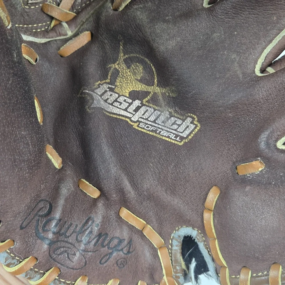 Rawlings Fastpitch Softball Glove FP120 12 Inch All Leather Shell READ